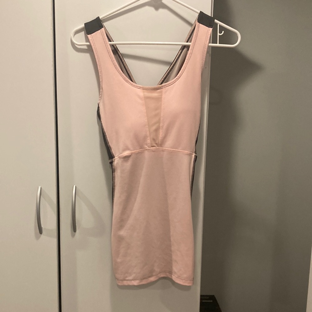 GAIAM Pink and Gray Tank Top